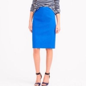 Blue J. Crew pencil skirt, Size 4
